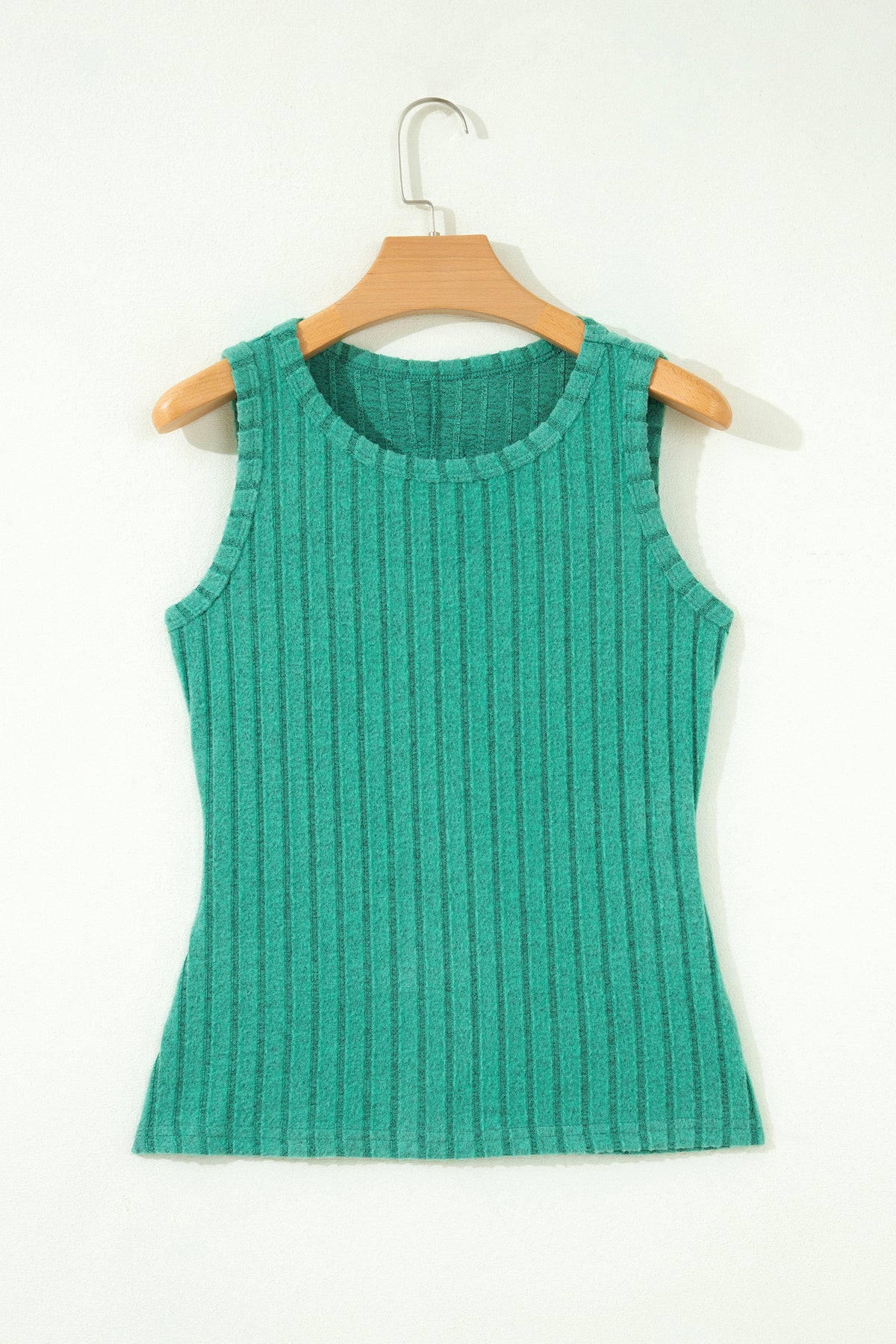 Camel Mineral Wash Ribbed Tank
