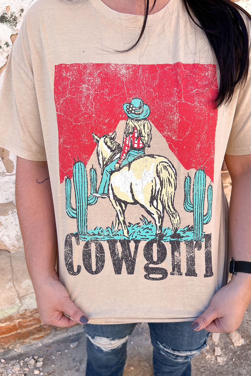 Vintage Cowgirl Rodeo Graphic Tee