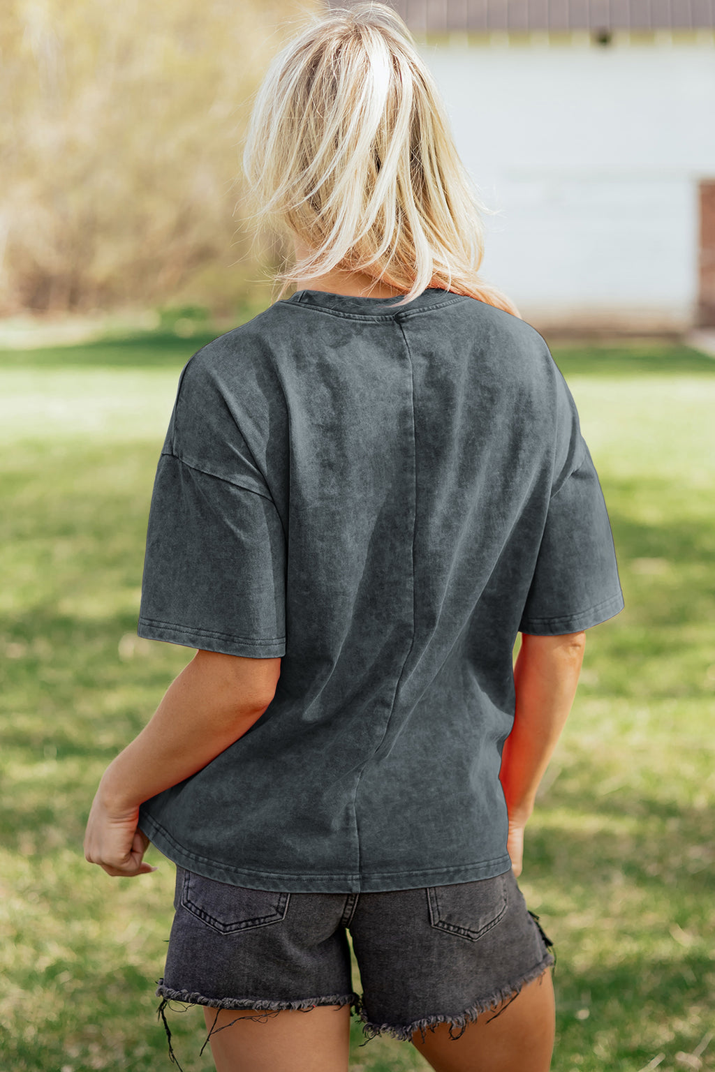 Blush Pink Raw Seam Sweatshirt