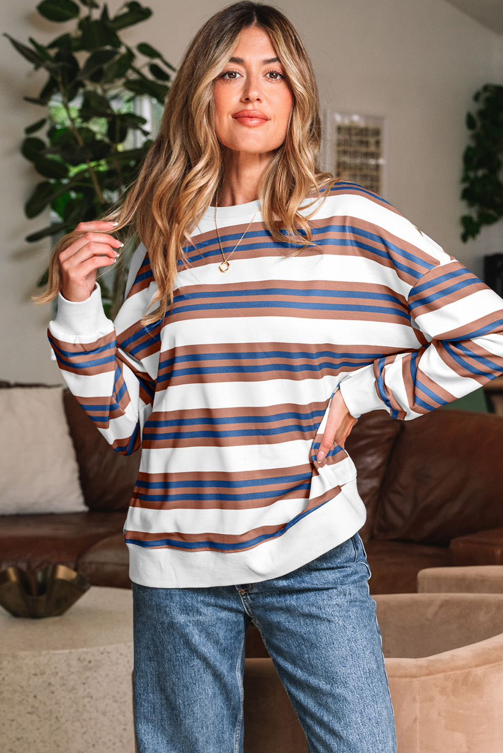 Women’s Heritage Stripe Pullover