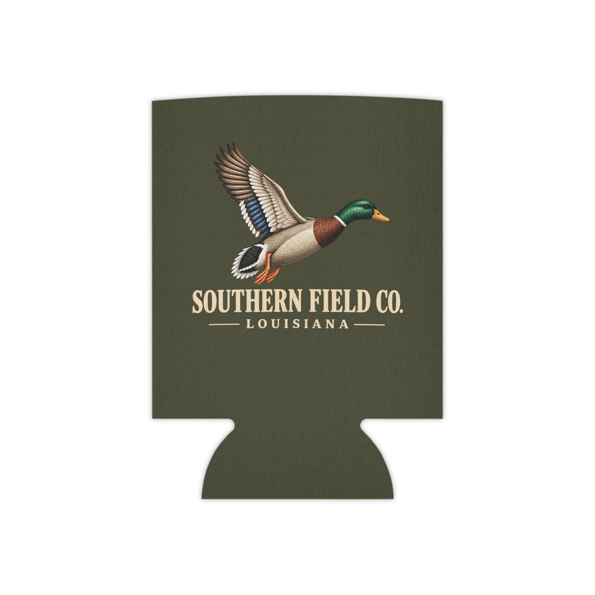 Vintage Mallard Can Cooler