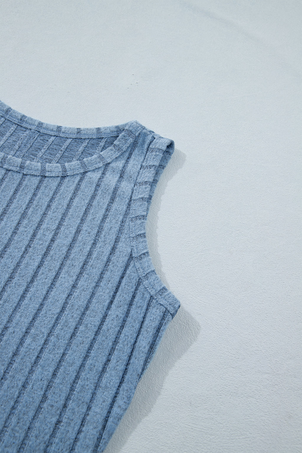 Camel Mineral Wash Ribbed Tank