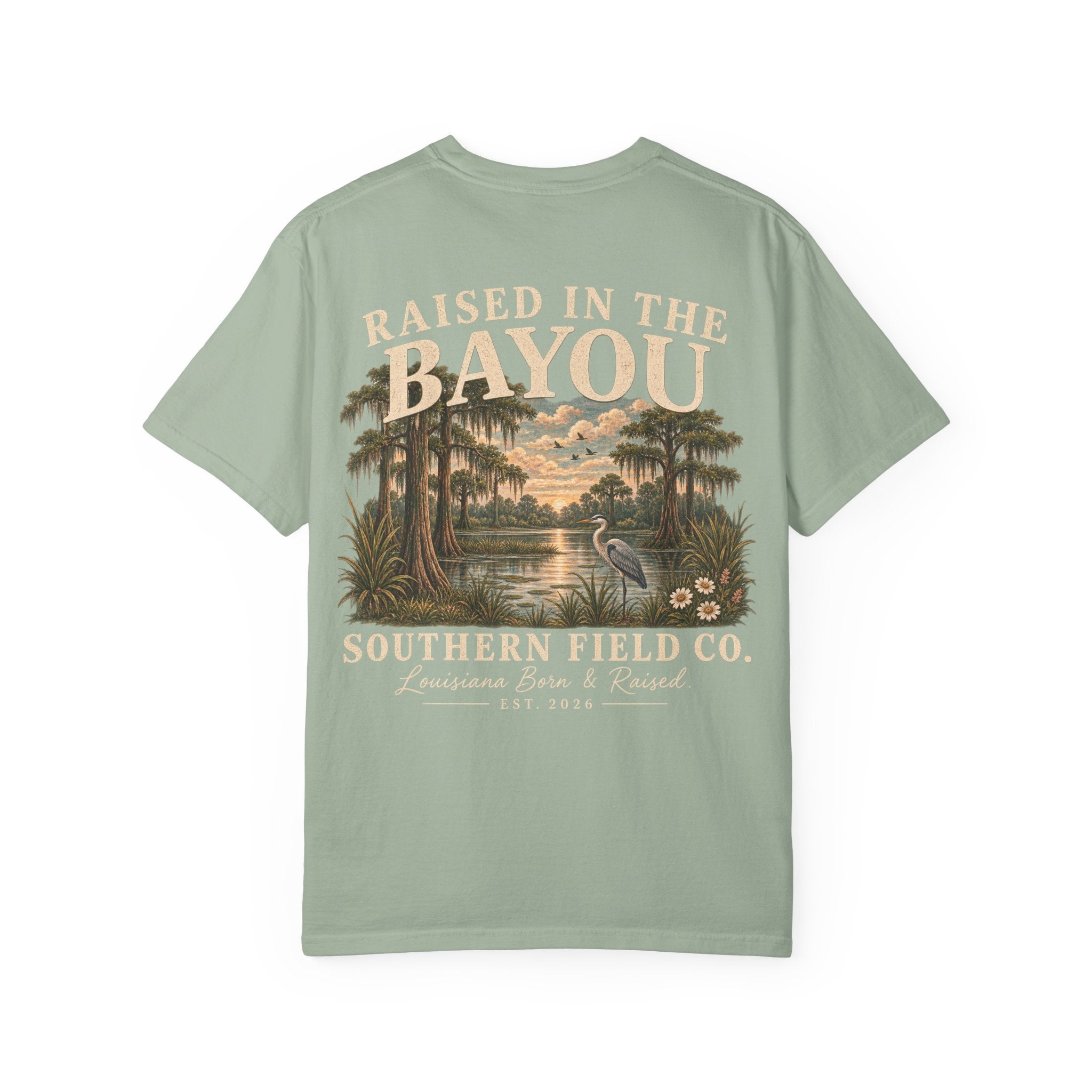 Raised in the Bayou Comfort Colors® Tee