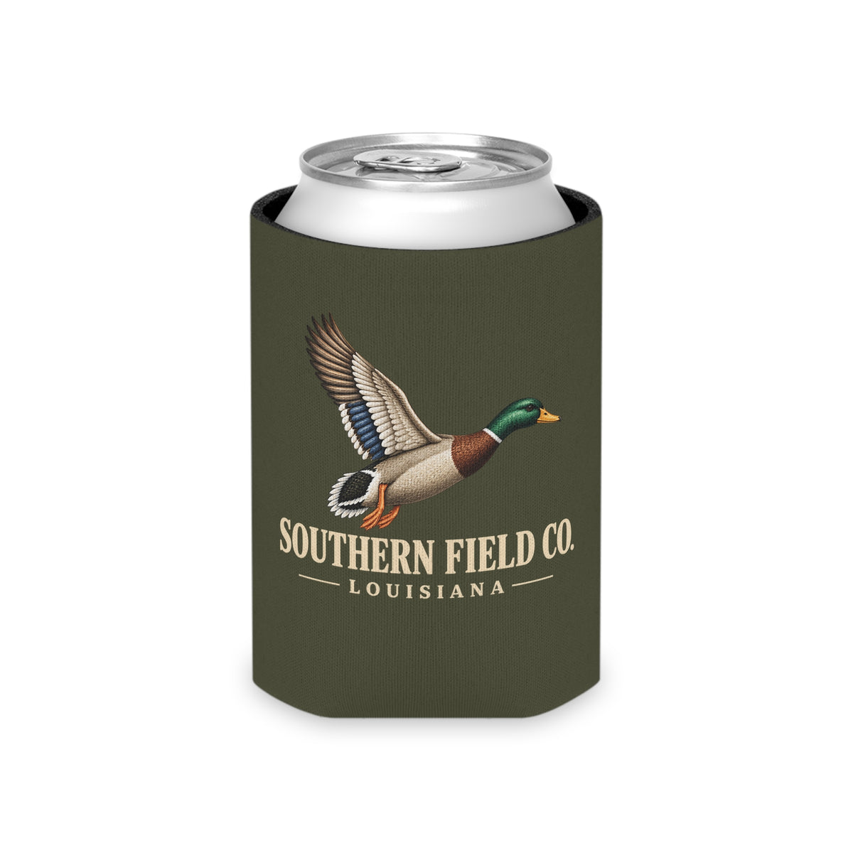 Vintage Mallard Can Cooler