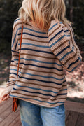 Meadow Stripe Knit Sweater