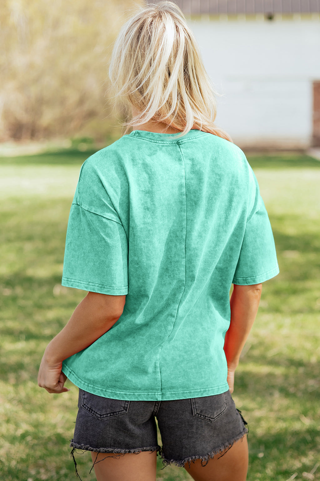 Blush Pink Raw Seam Sweatshirt