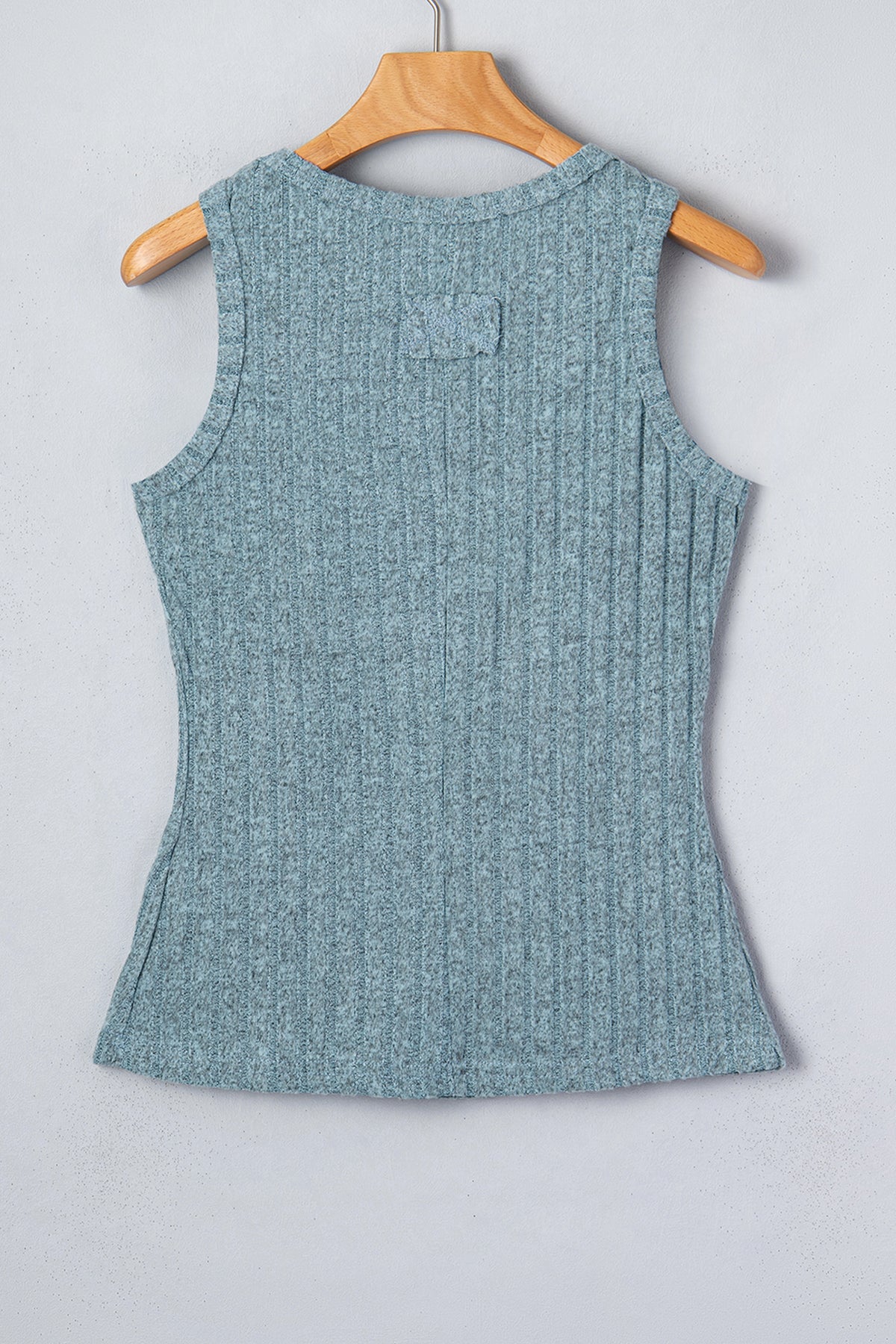 Camel Mineral Wash Ribbed Tank