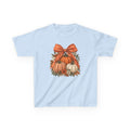 Fall Pumpkin Bow Youth Graphic Tee