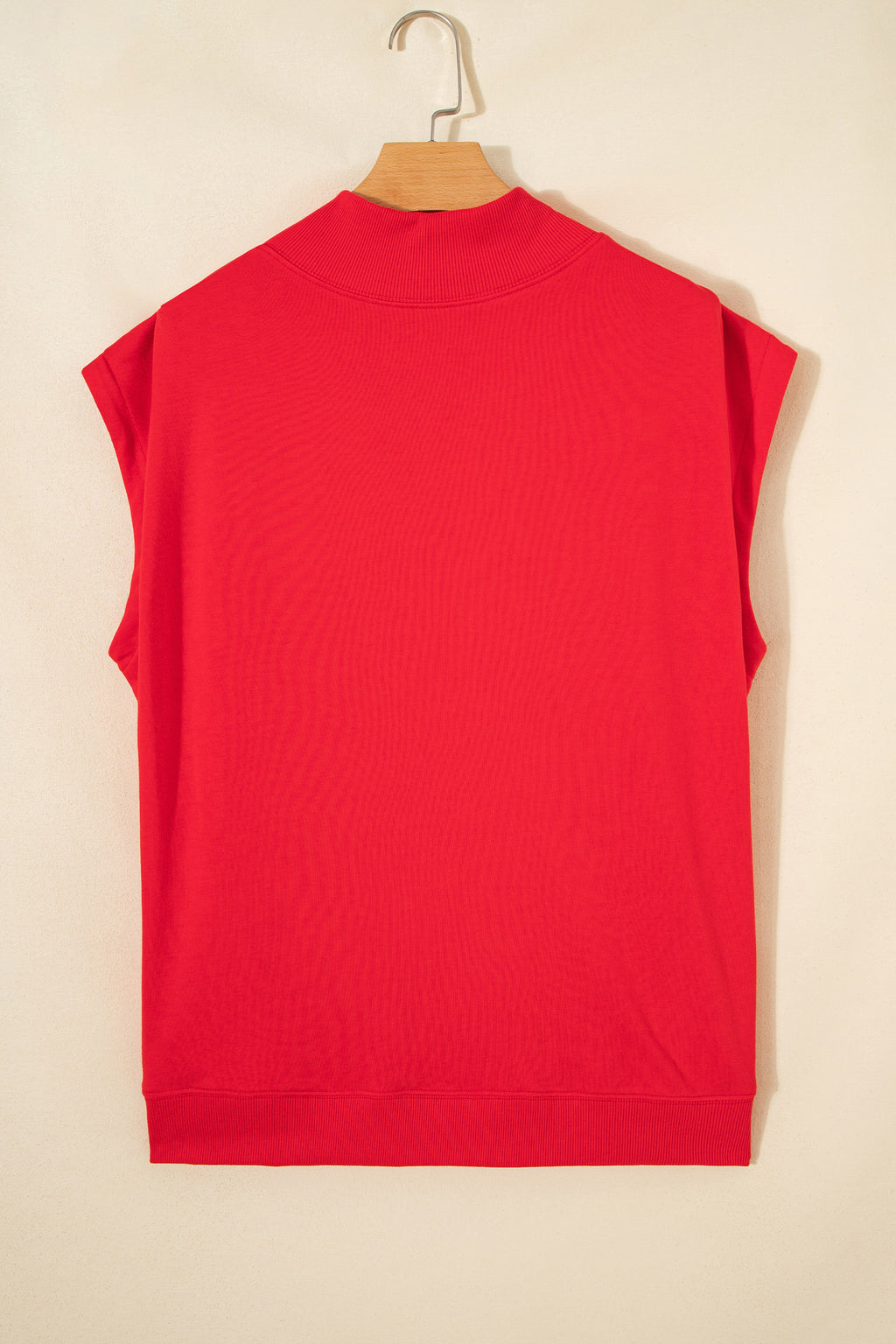Everyday High Neck Cap Sleeve Top