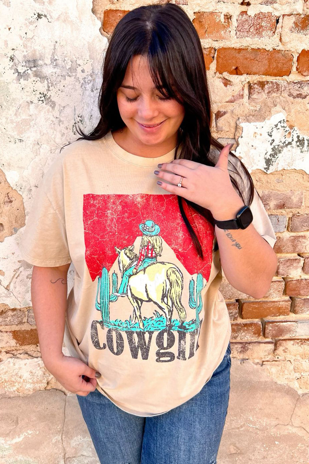 Vintage Cowgirl Rodeo Graphic Tee