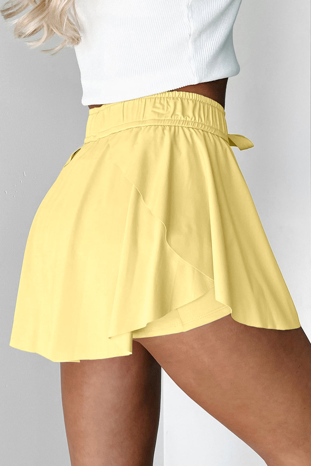 Everyday High-Waist Lined Skort