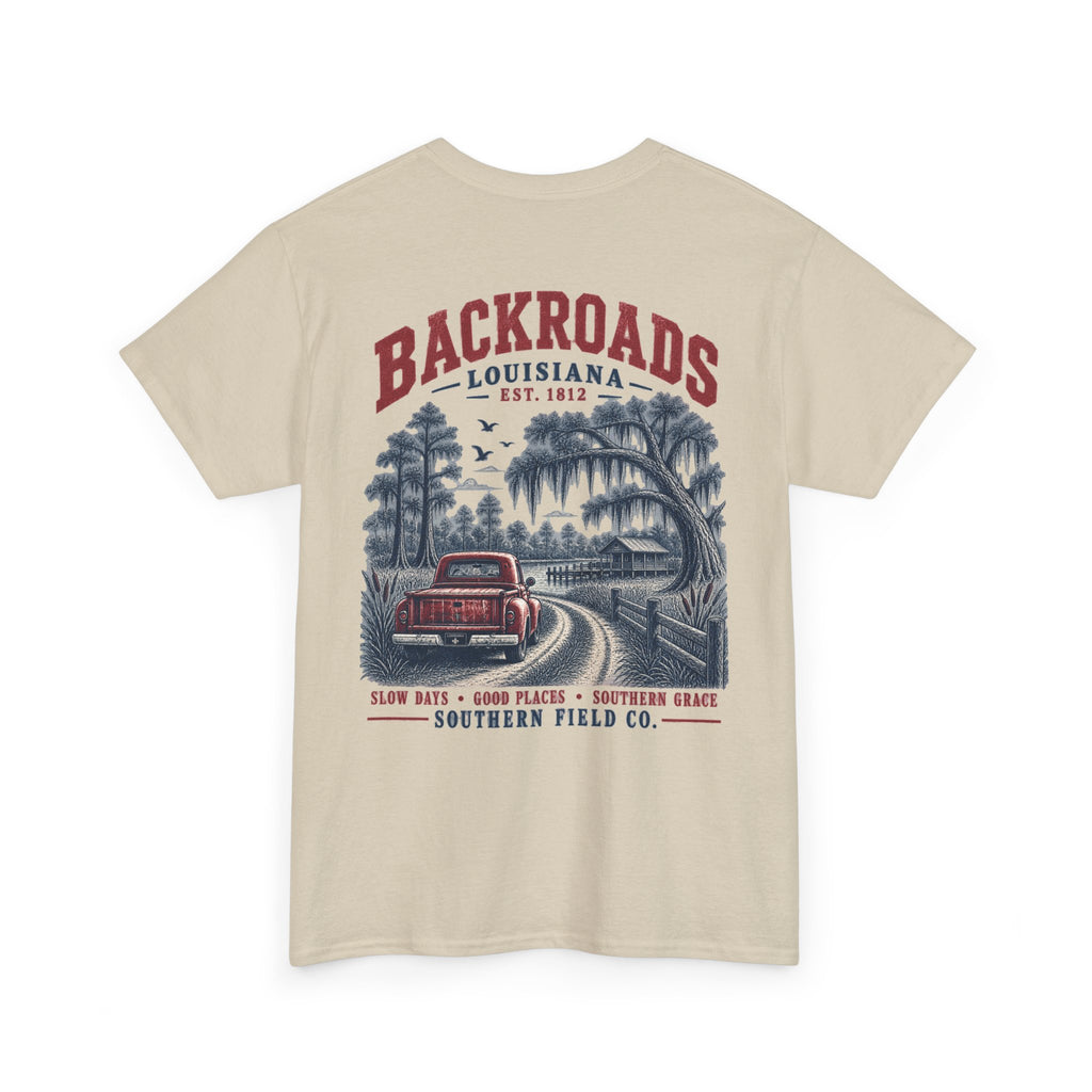 Backroads Louisiana Southern Field Co. Tee