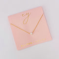 Dainty Single Pearl Necklace