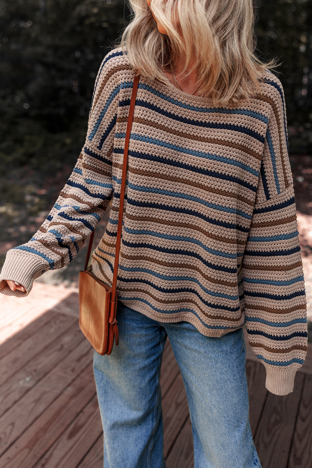 Meadow Stripe Knit Sweater