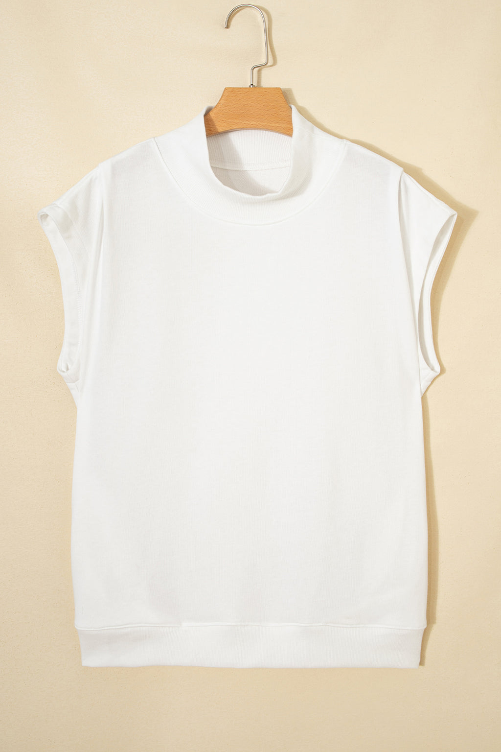 Everyday High Neck Cap Sleeve Top