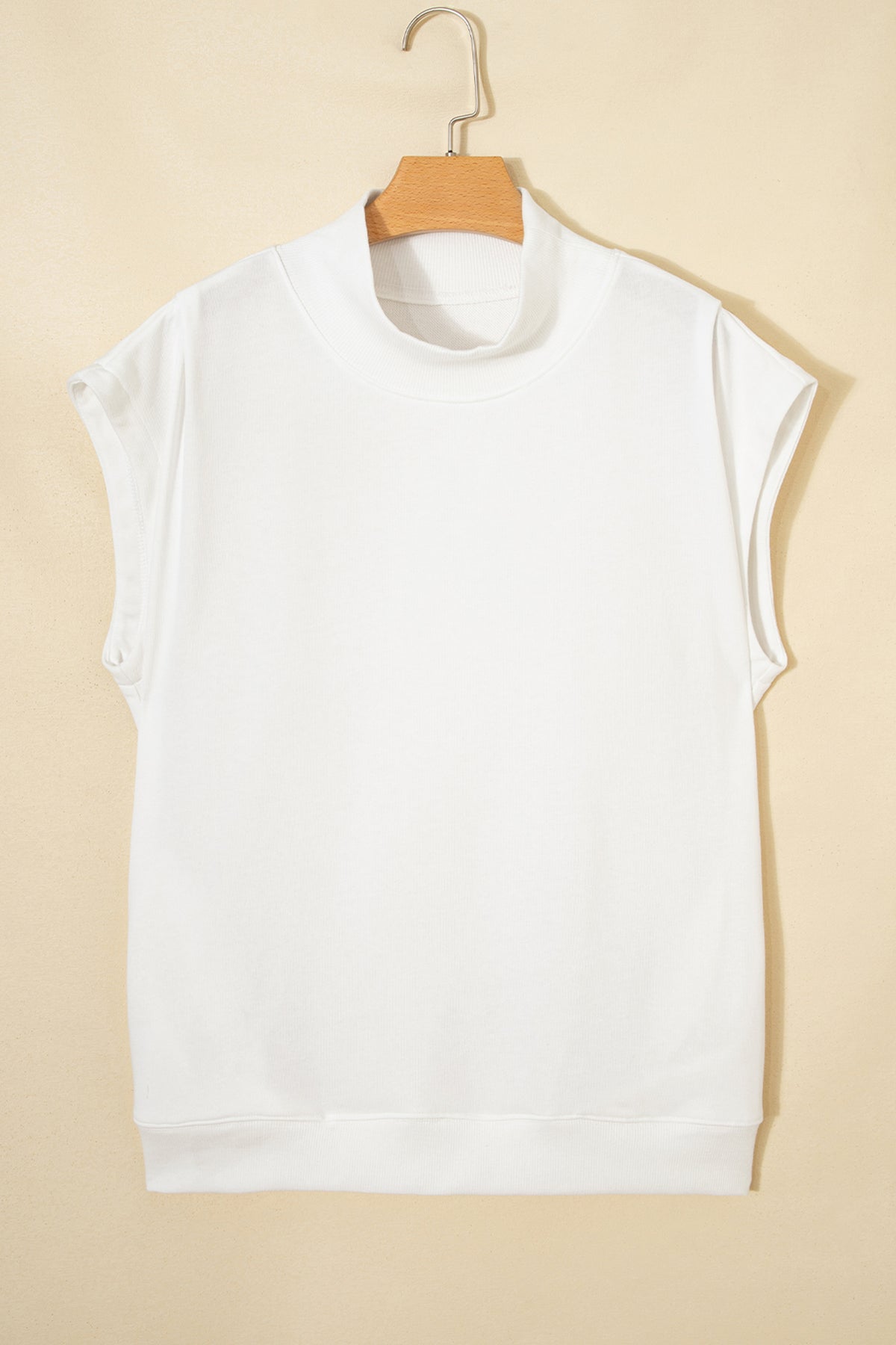 Everyday High Neck Cap Sleeve Top