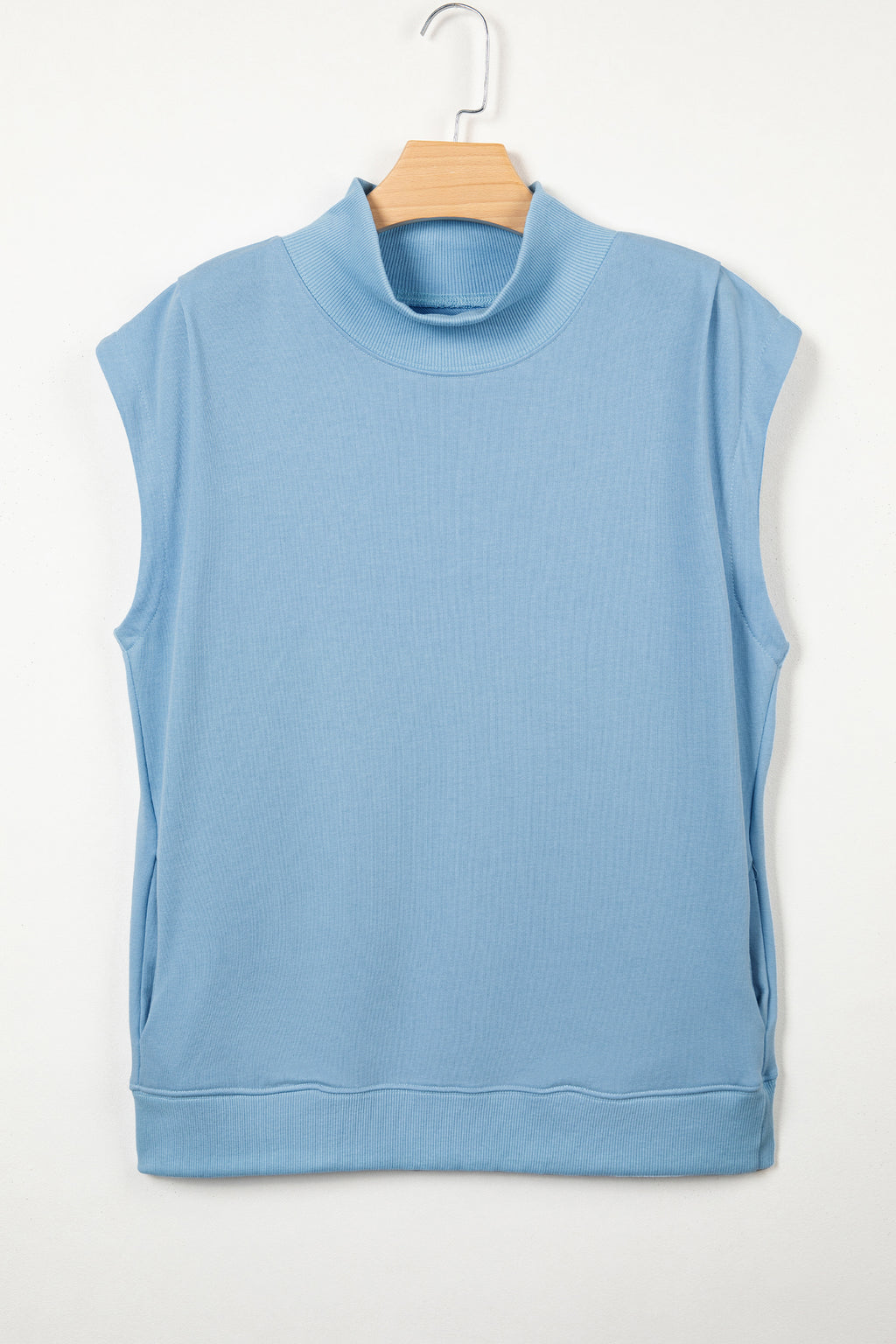 Everyday High Neck Cap Sleeve Top