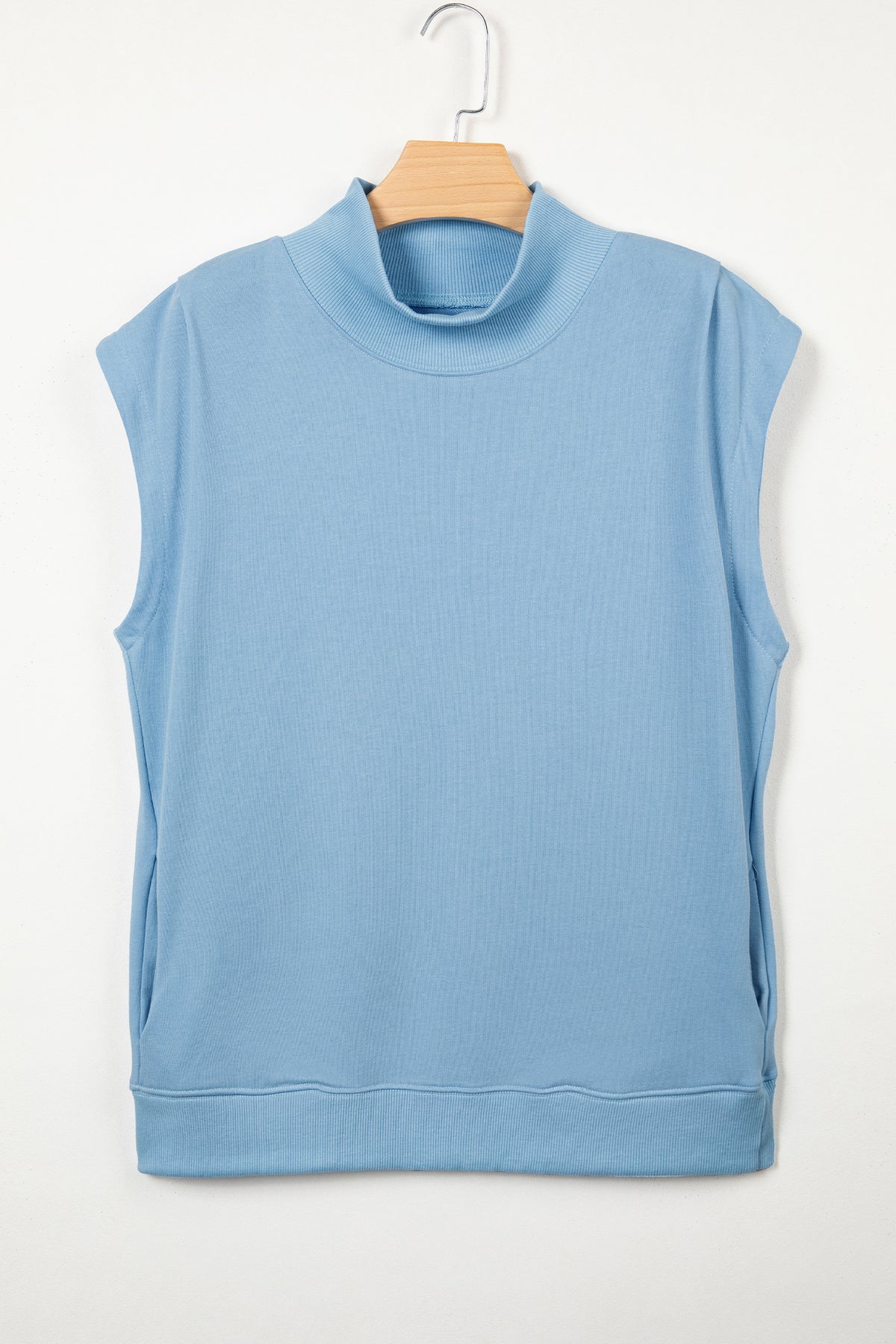 Everyday High Neck Cap Sleeve Top