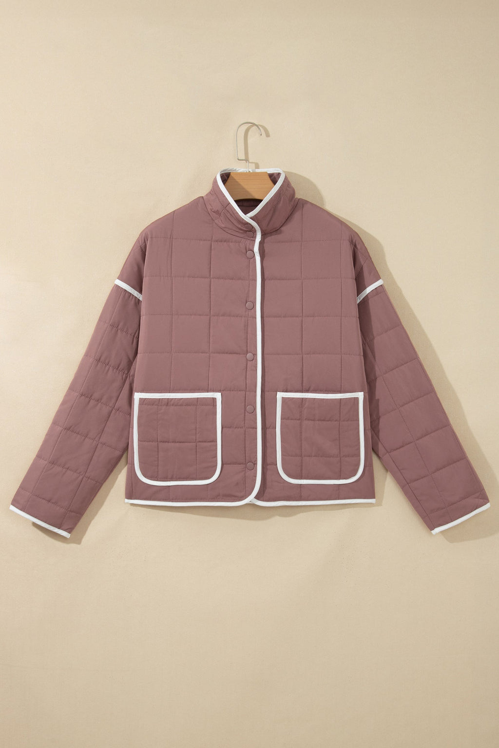 Pauleena Old Rose Quilted Jacket