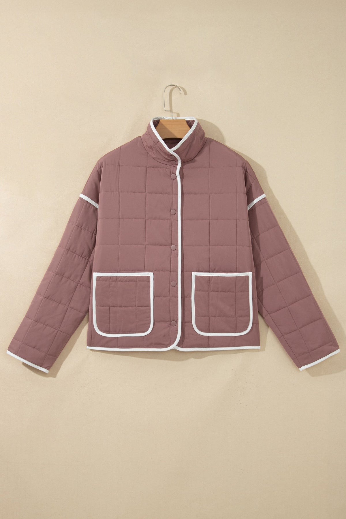 Pauleena Old Rose Quilted Jacket