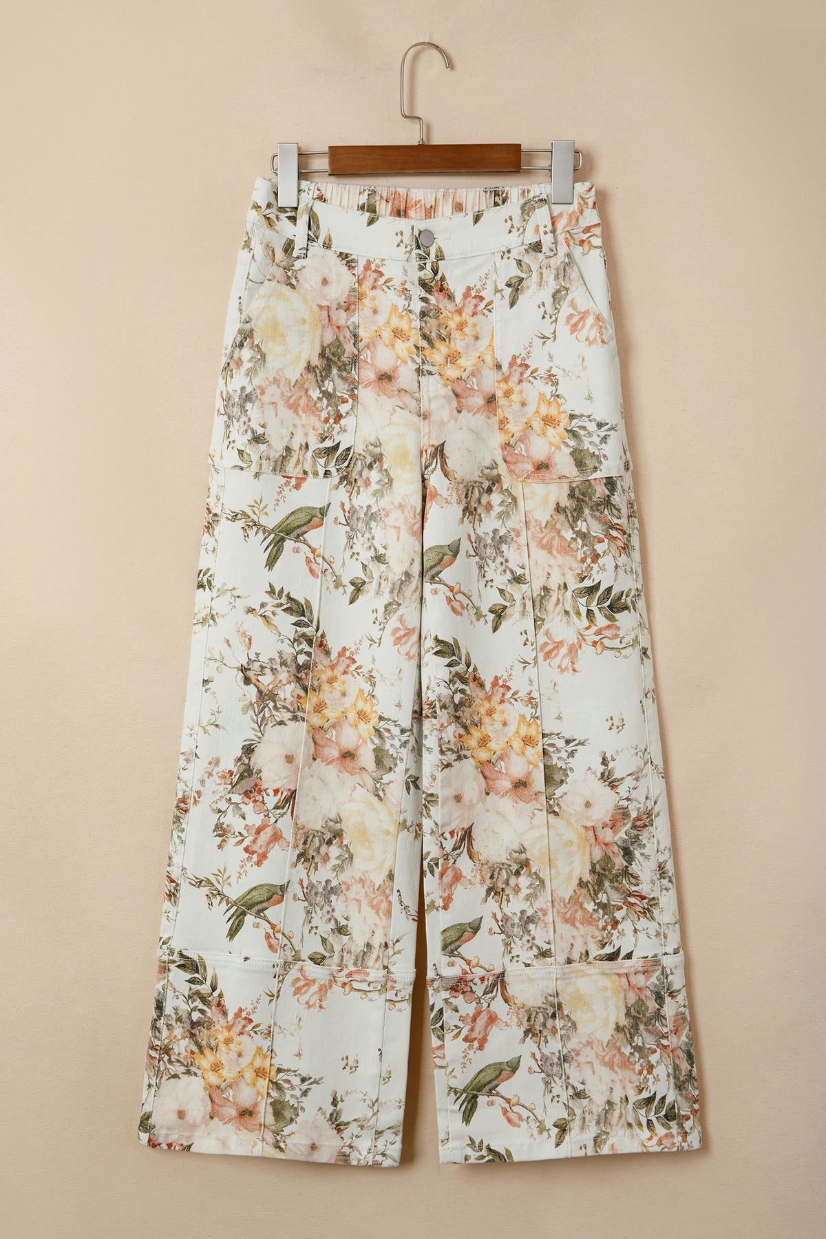 Floral Wide Leg Jeans
