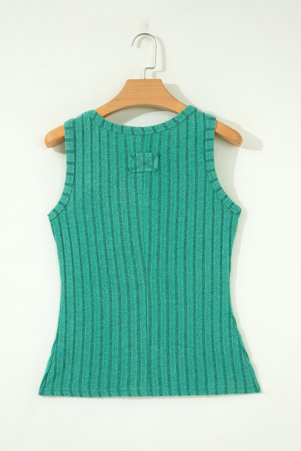 Camel Mineral Wash Ribbed Tank