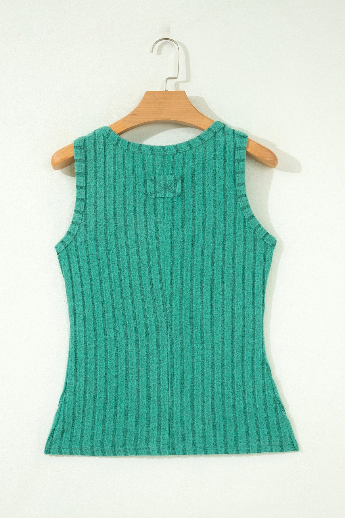 Camel Mineral Wash Ribbed Tank