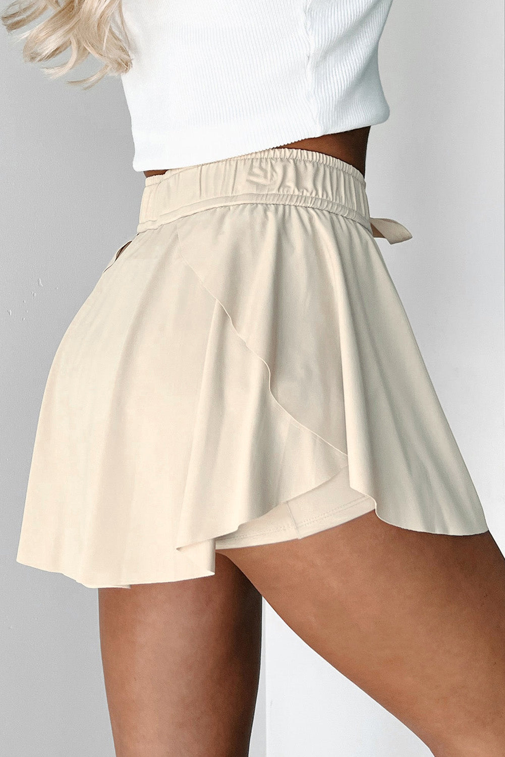 Everyday High-Waist Lined Skort