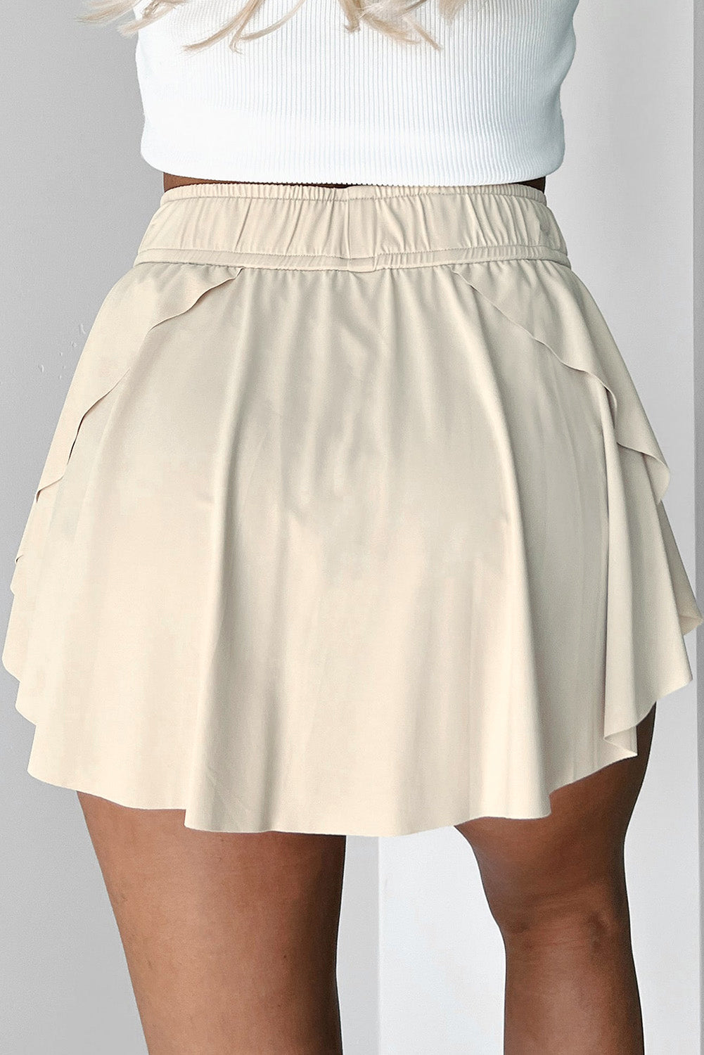 Everyday High-Waist Lined Skort