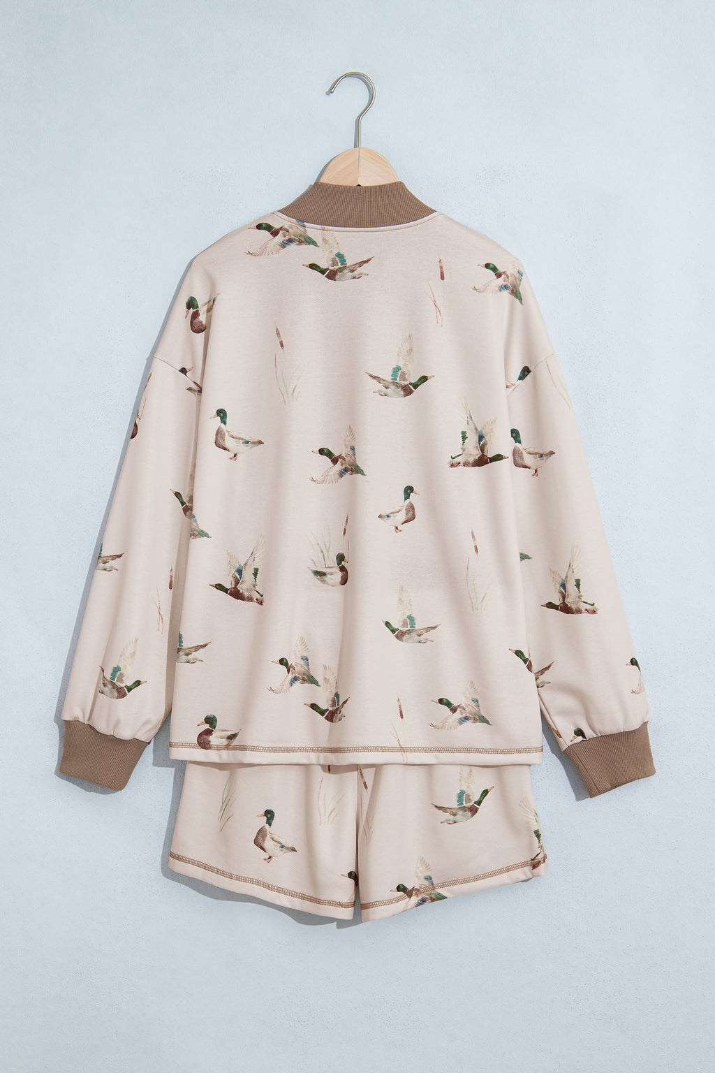 Mallard Quarter-Zip Pullover & Shorts Set