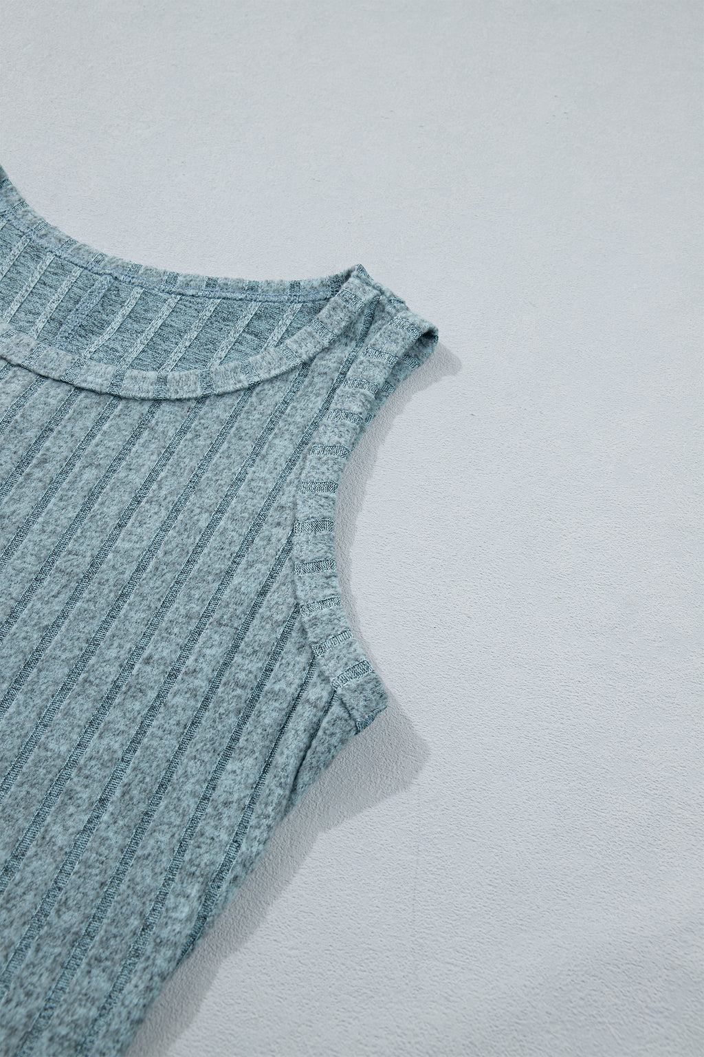 Camel Mineral Wash Ribbed Tank