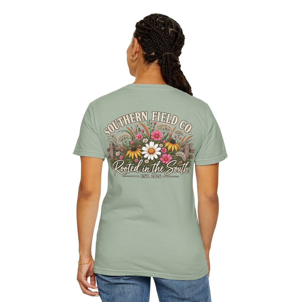 Rooted in the South Wildflower Comfort Colors® Tee