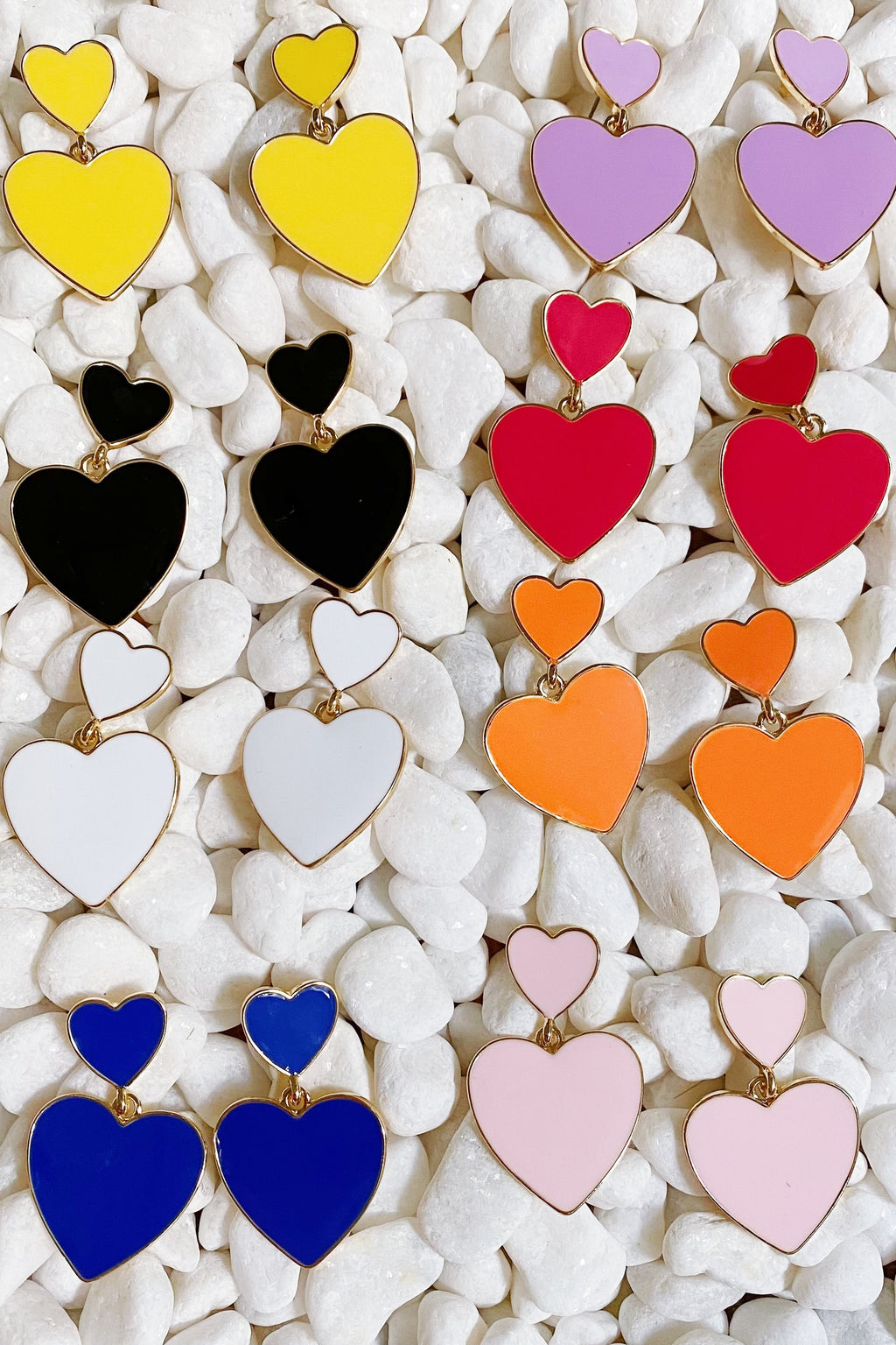 Heart Game Day Earrings