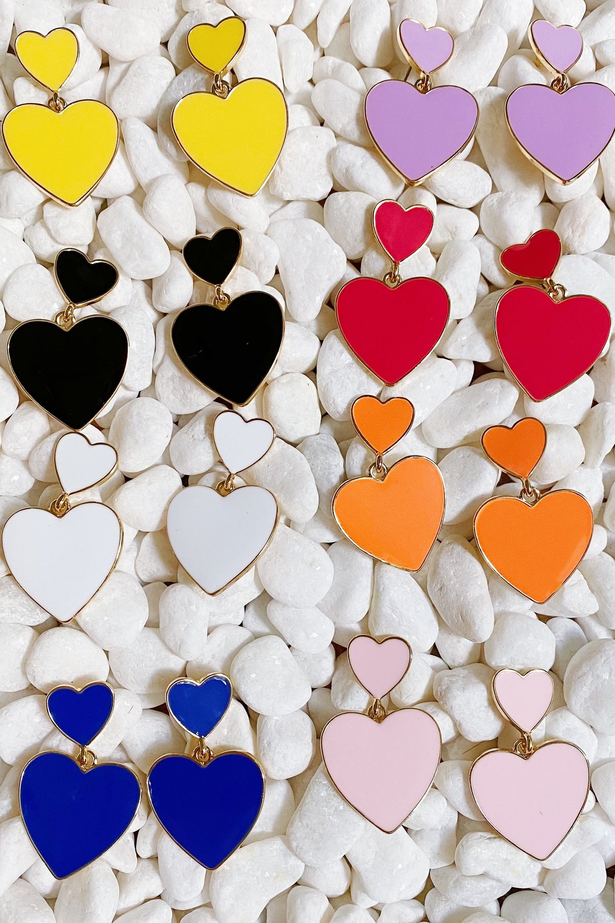 Heart Game Day Earrings