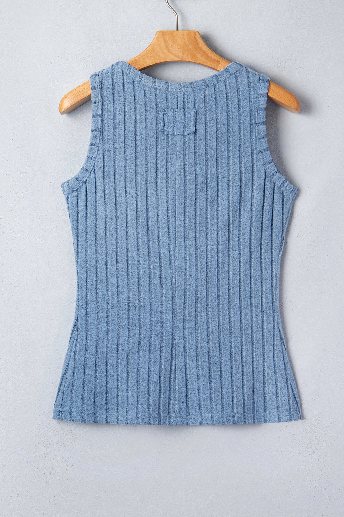 Camel Mineral Wash Ribbed Tank
