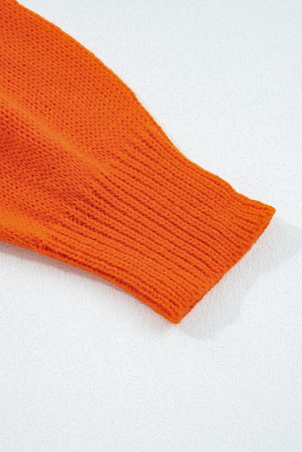 Spooky Face Open-Knit Sweater
