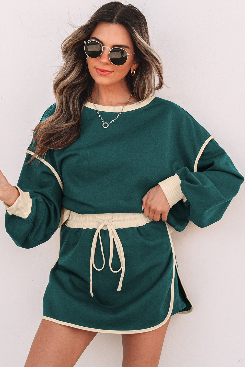 Evergreen Weekend Skort Set