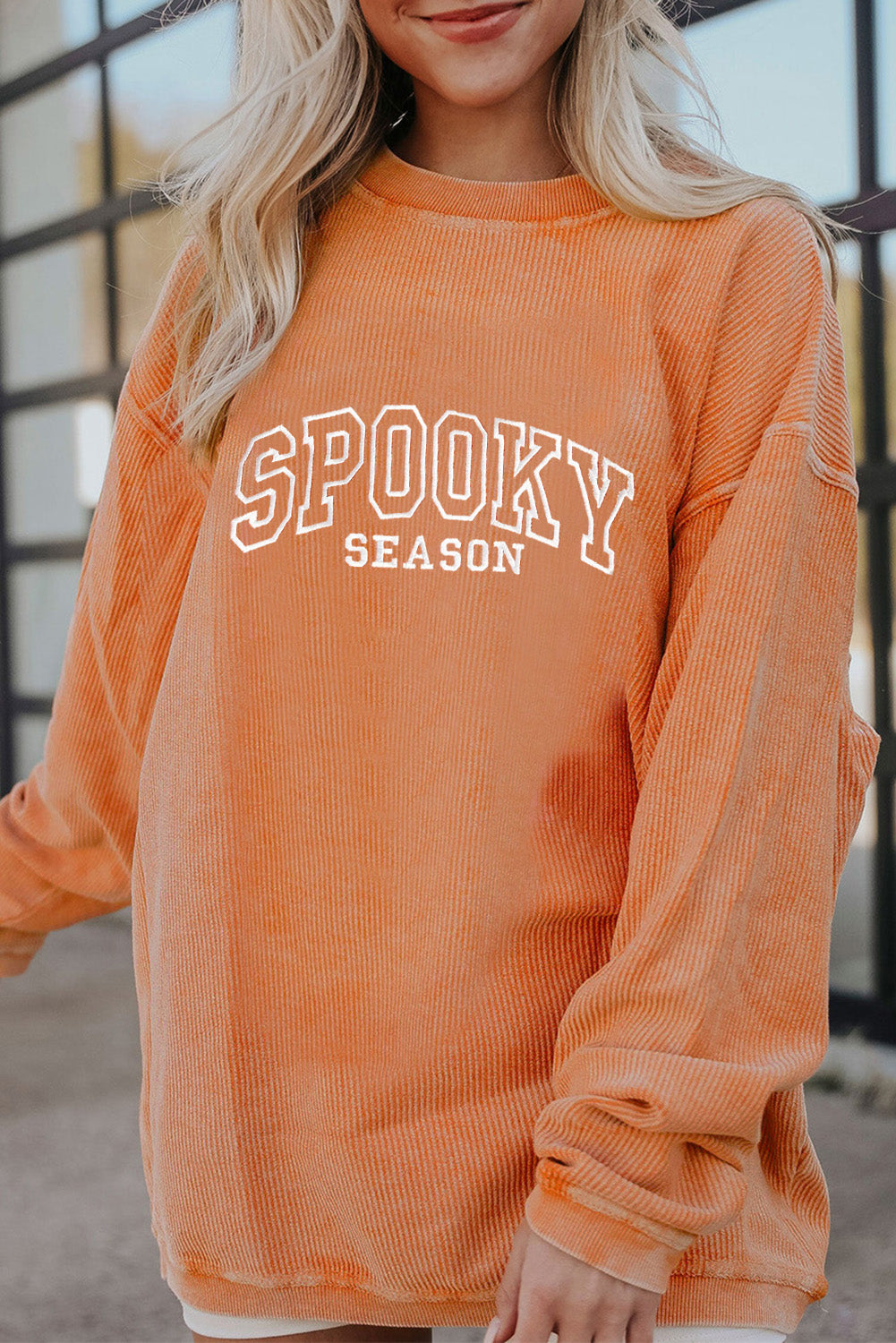 Spooky Season Embroidered Sweatshirt