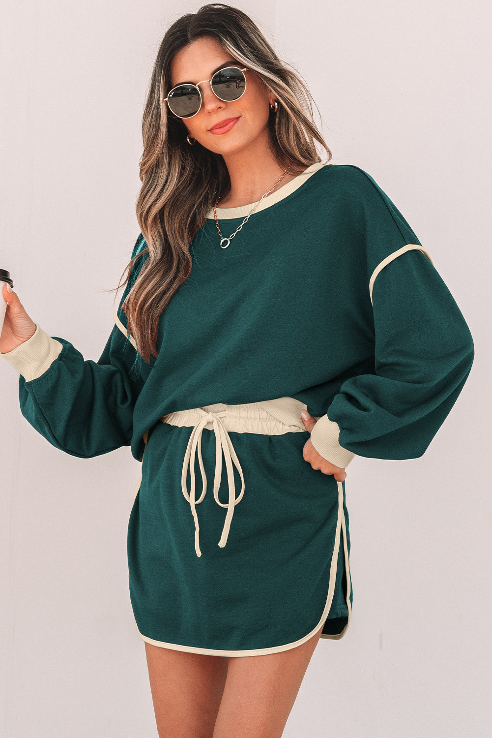 Evergreen Weekend Skort Set