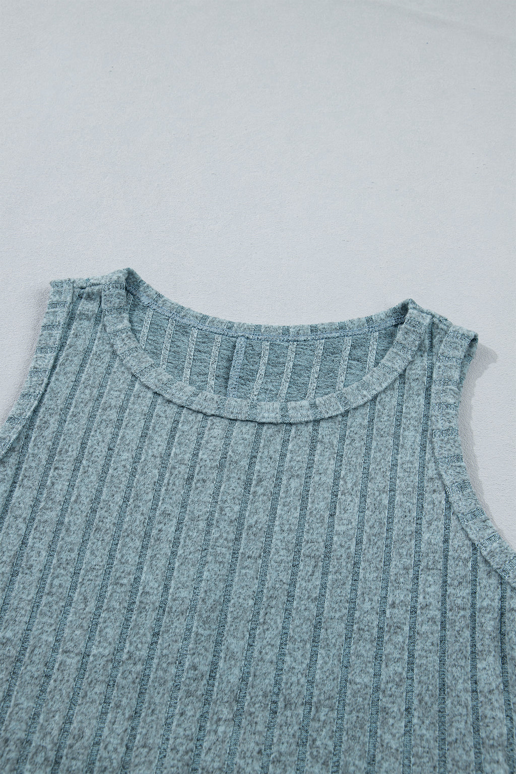 Camel Mineral Wash Ribbed Tank