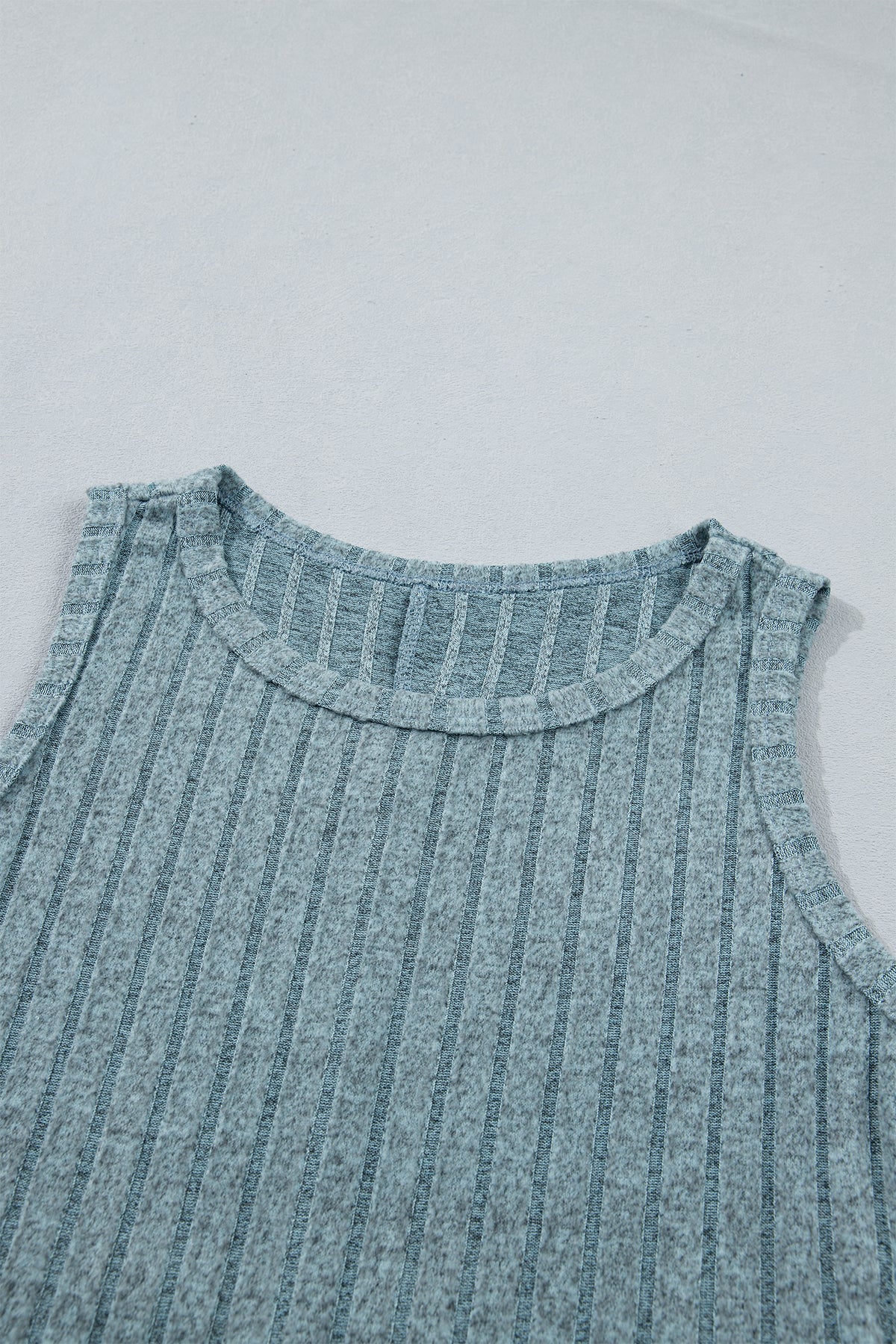 Camel Mineral Wash Ribbed Tank
