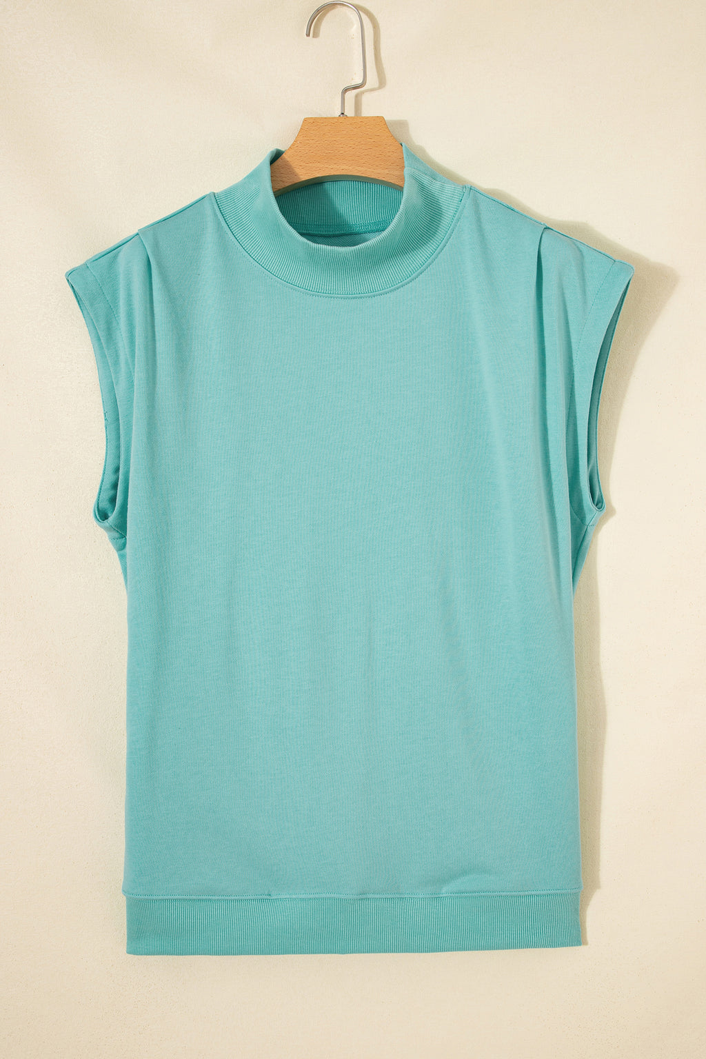 Everyday High Neck Cap Sleeve Top