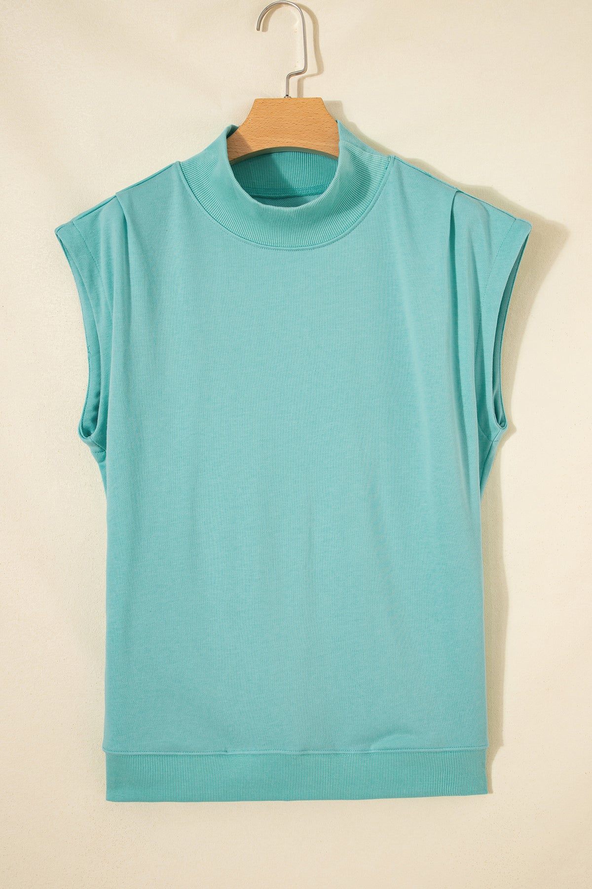 Everyday High Neck Cap Sleeve Top