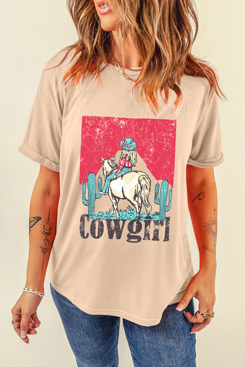 Vintage Cowgirl Rodeo Graphic Tee
