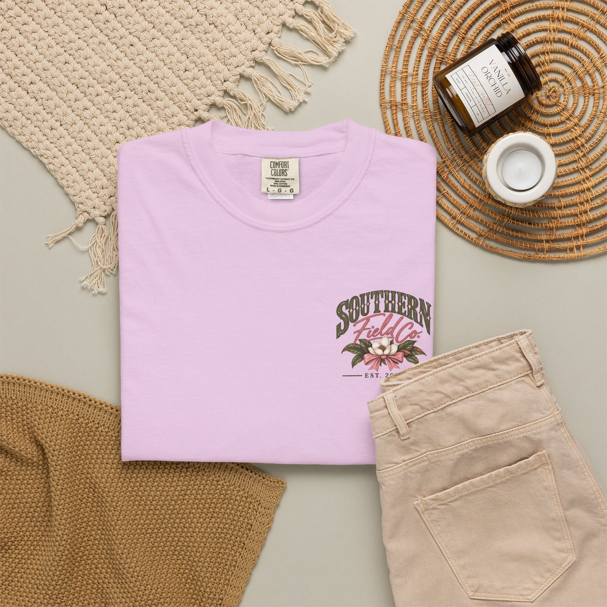 Southern Magnolia Bow Graphic Tee