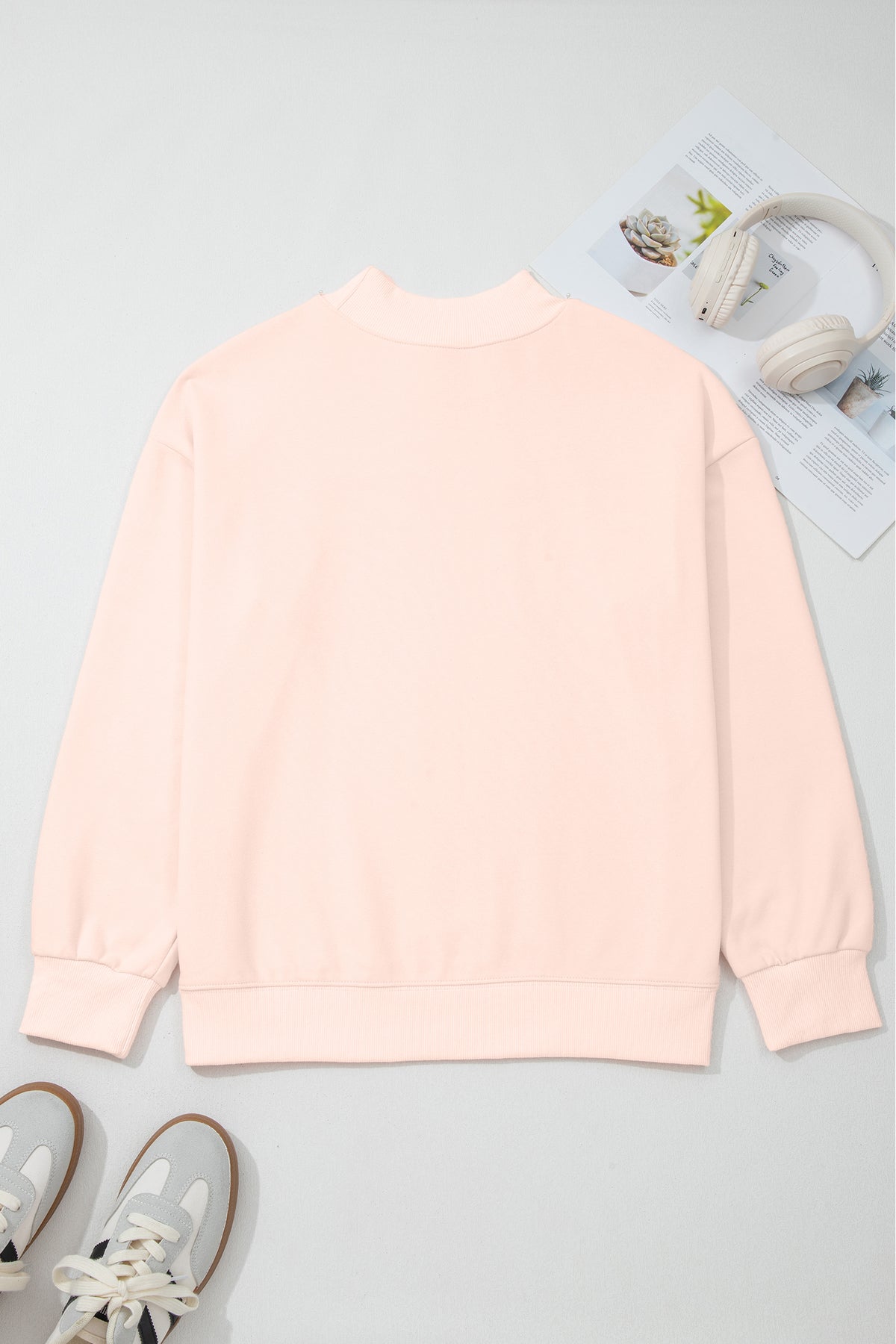 Patchwork Duck Bow Sweatshirt