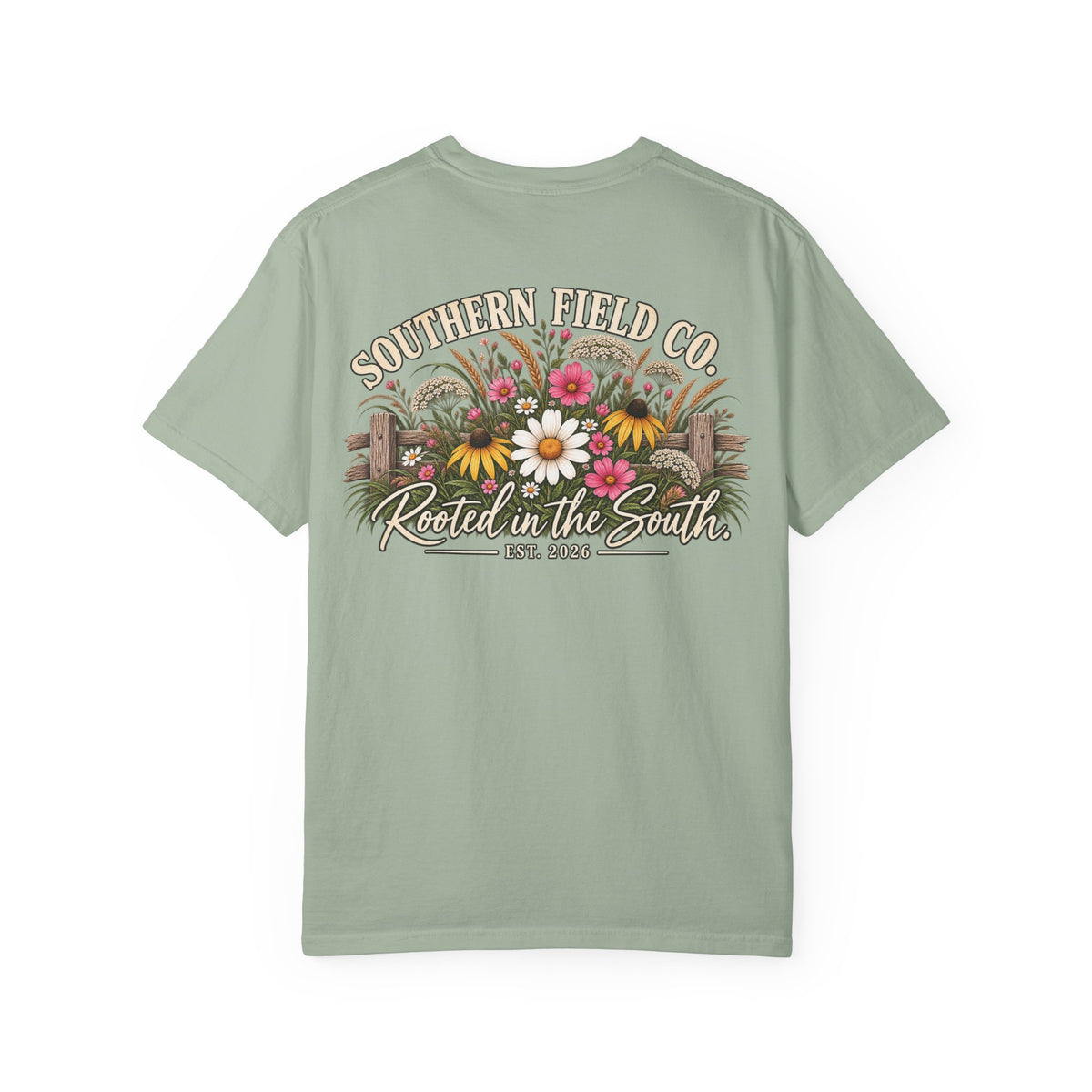 Rooted in the South Wildflower Comfort Colors® Tee