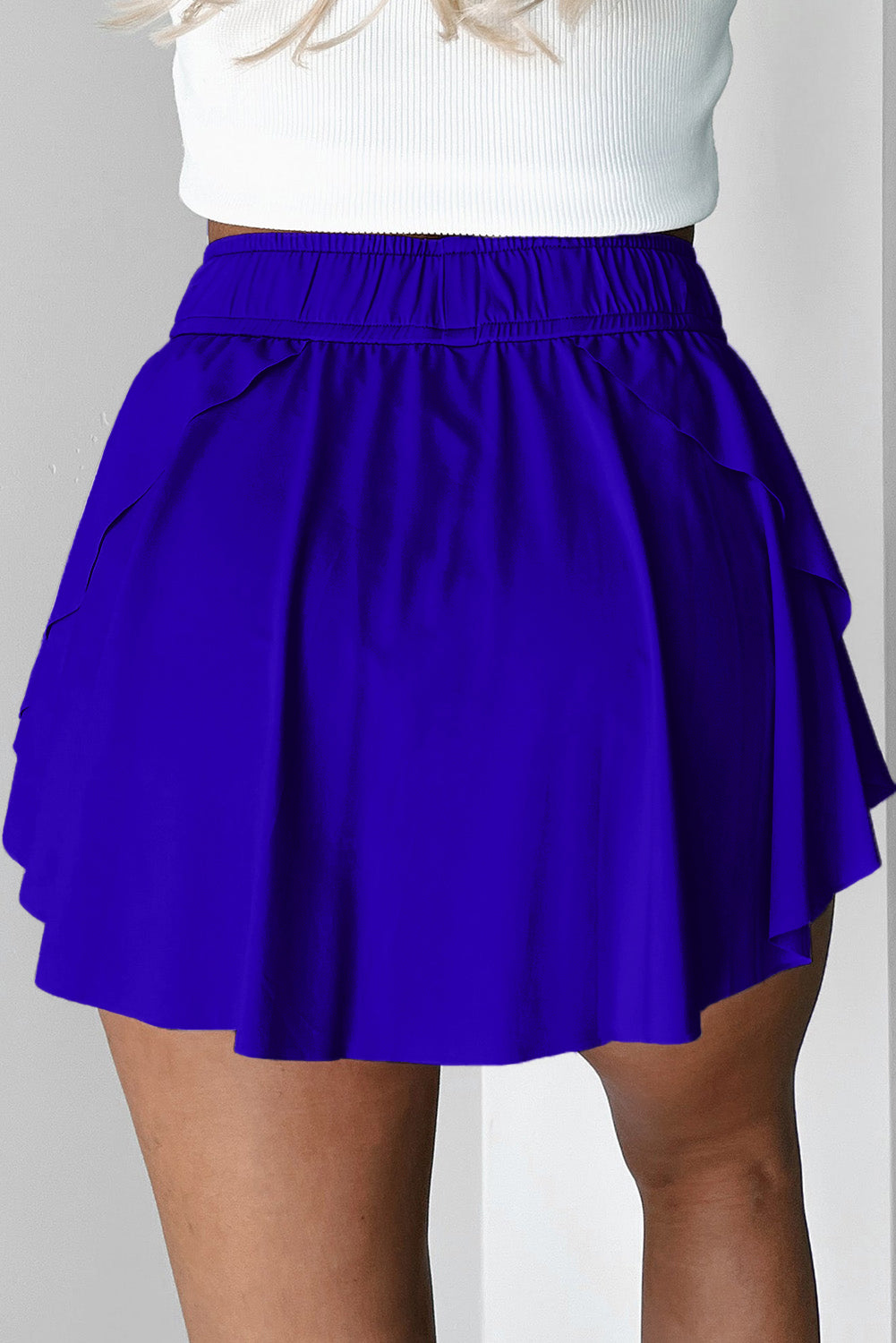 Everyday High-Waist Lined Skort