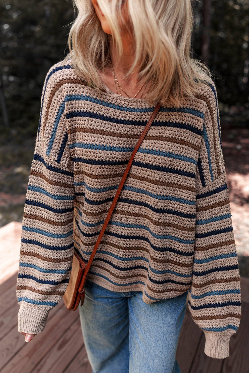 Meadow Stripe Knit Sweater
