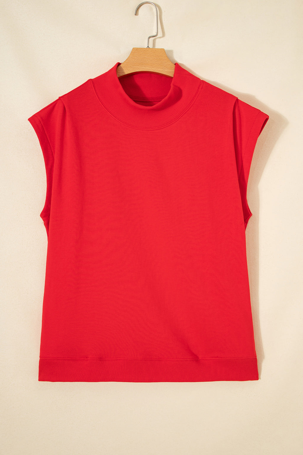 Everyday High Neck Cap Sleeve Top